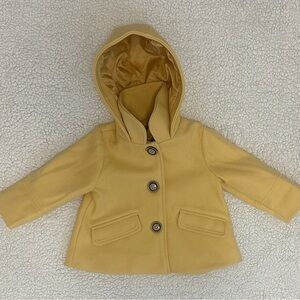 Yellow Peacoat Toddler
